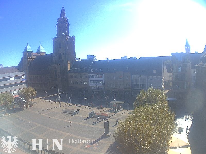 Archiv Foto Webcam Heilbronn Marktplatz