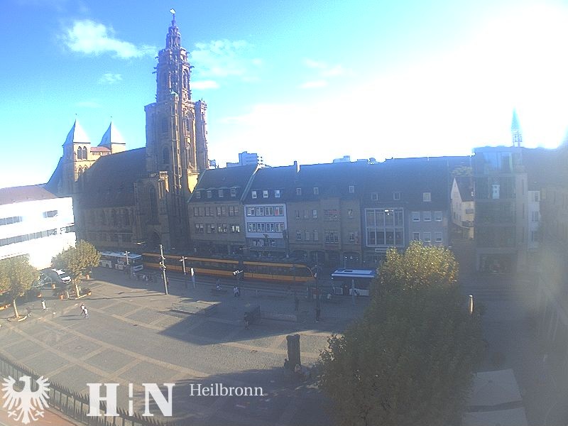Archiv Foto Webcam Heilbronn Marktplatz