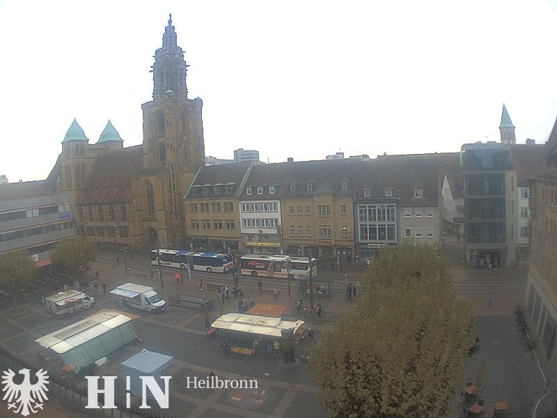 Archiv Foto Webcam Heilbronn Marktplatz