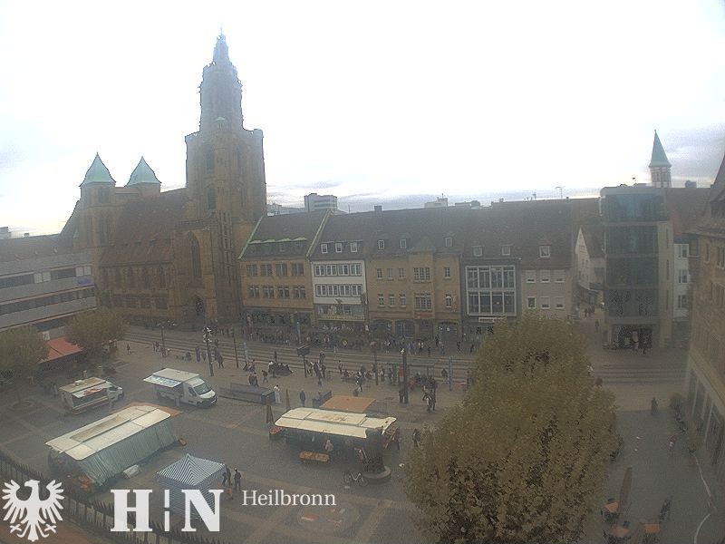 Archiv Foto Webcam Heilbronn Marktplatz
