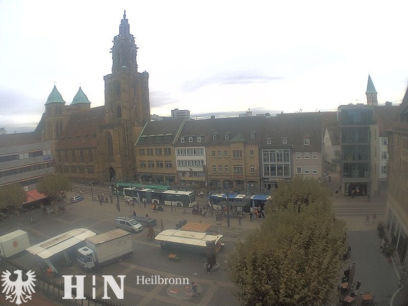 Archiv Foto Webcam Heilbronn Marktplatz