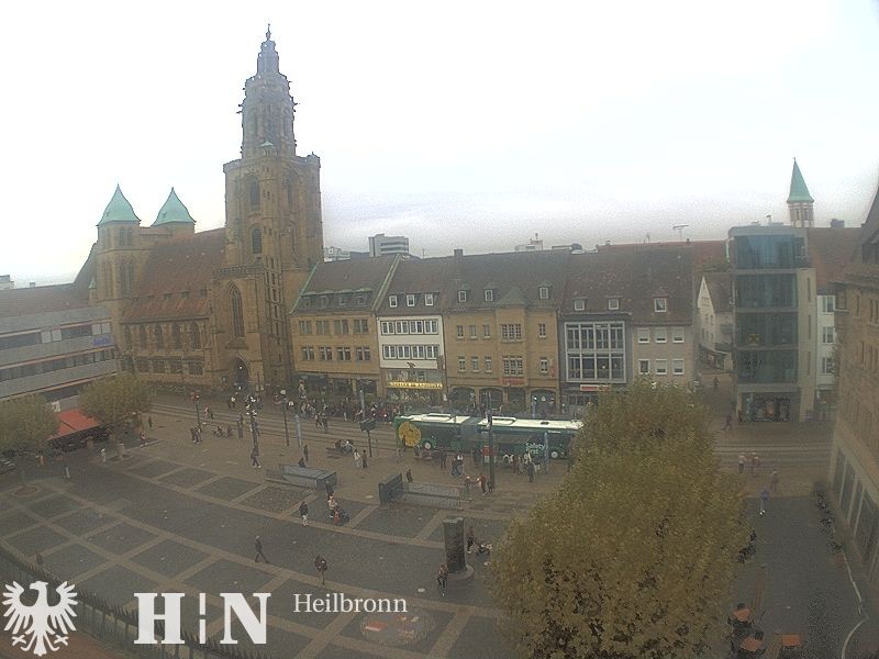 Archiv Foto Webcam Heilbronn Marktplatz