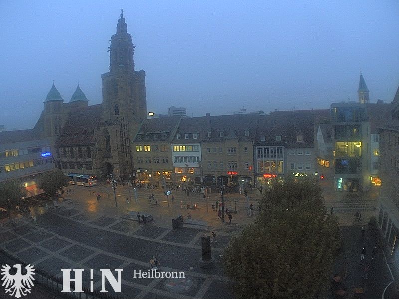 Archiv Foto Webcam Heilbronn Marktplatz