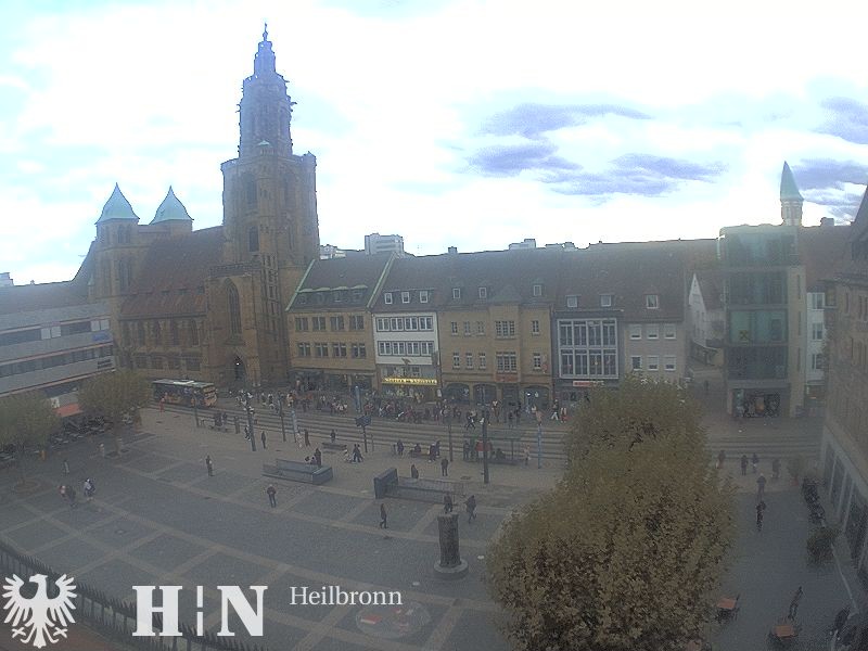 Archiv Foto Webcam Heilbronn Marktplatz