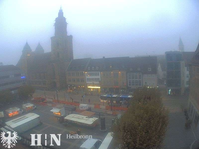 Archiv Foto Webcam Heilbronn Marktplatz
