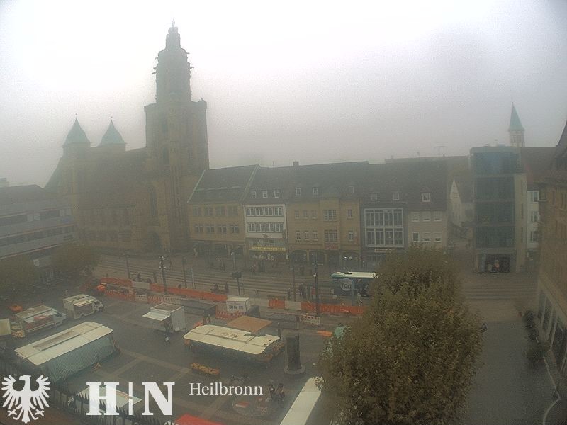 Archiv Foto Webcam Heilbronn Marktplatz