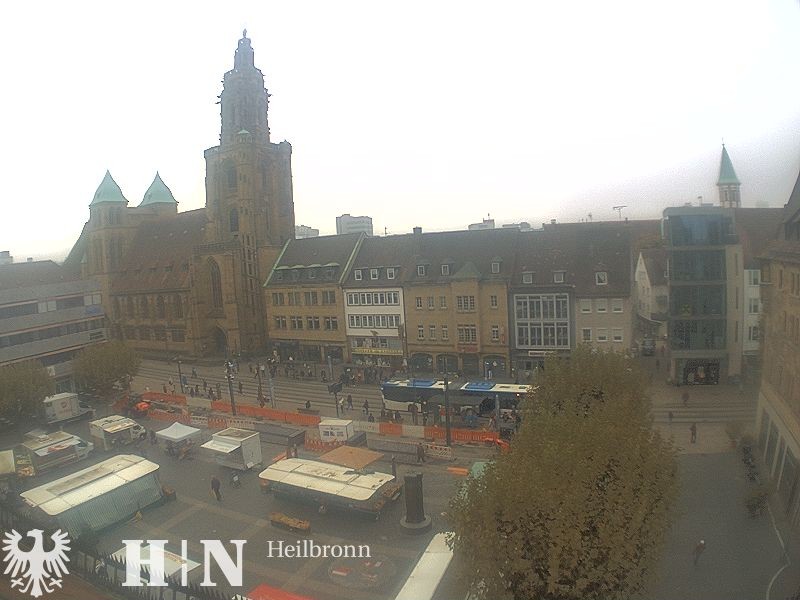 Archiv Foto Webcam Heilbronn Marktplatz