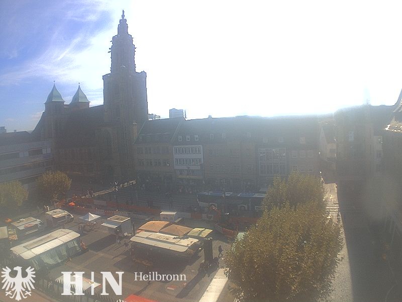 Archiv Foto Webcam Heilbronn Marktplatz