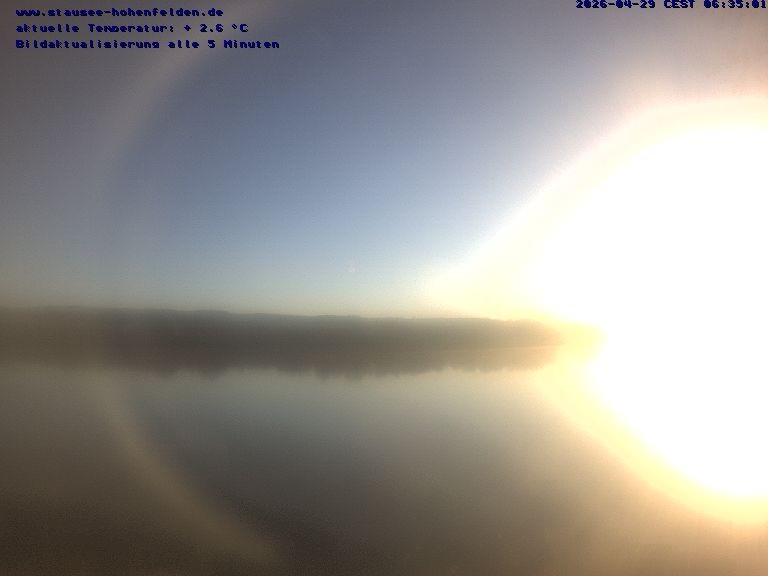 Archiv Foto Webcam Stausee Hohenfelden