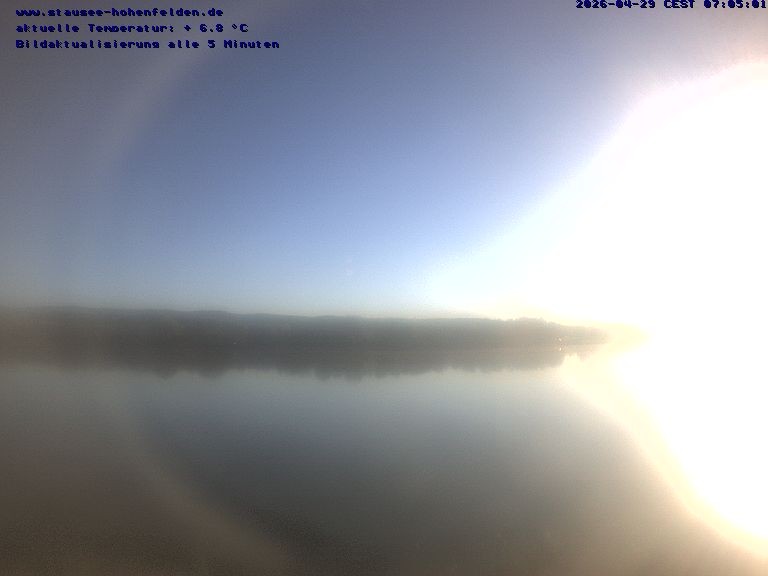 Archiv Foto Webcam Stausee Hohenfelden
