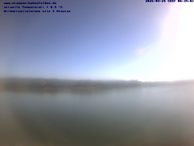 Archiv Foto Webcam Stausee Hohenfelden