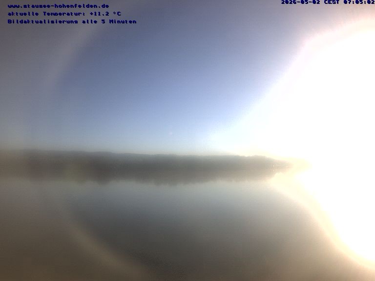 Archiv Foto Webcam Stausee Hohenfelden
