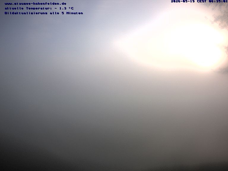 Archiv Foto Webcam Stausee Hohenfelden