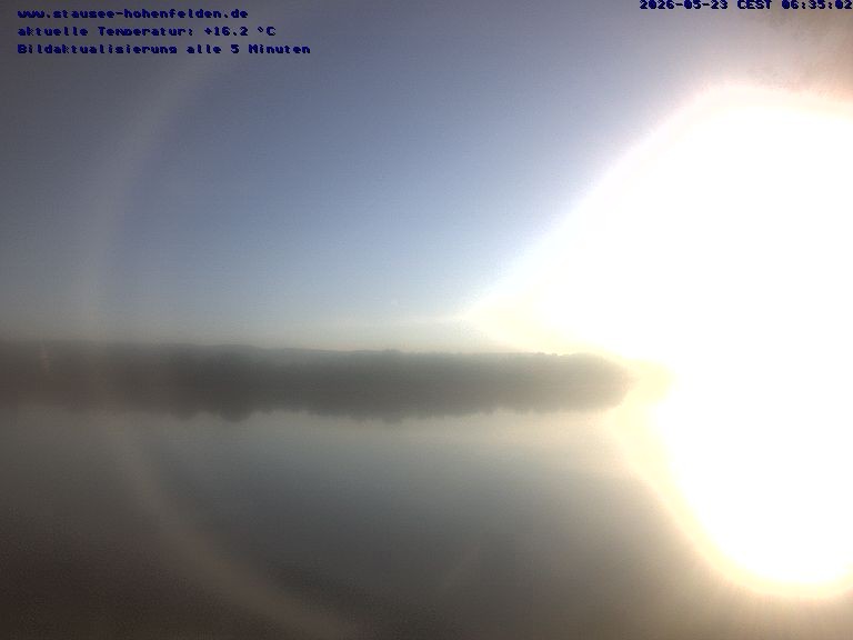 Archiv Foto Webcam Stausee Hohenfelden