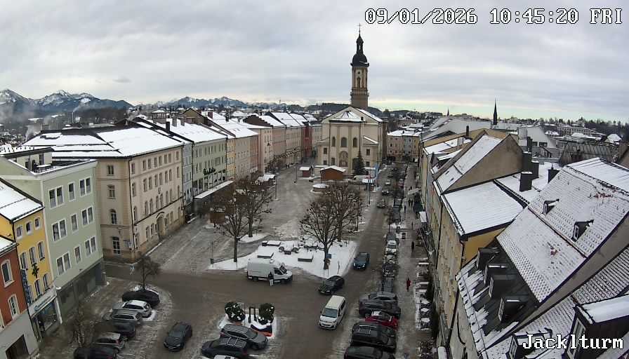 Archiv Foto Webcam Stadtplatz Traunstein