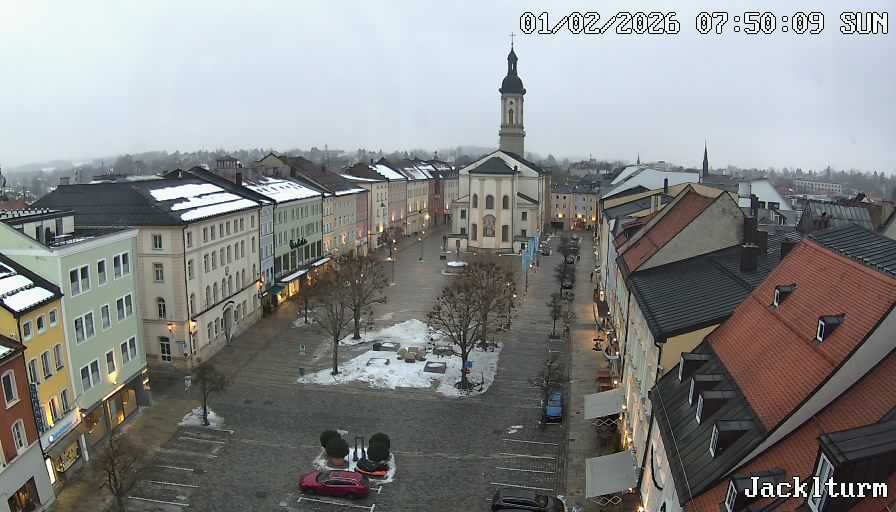 Archiv Foto Webcam Stadtplatz Traunstein