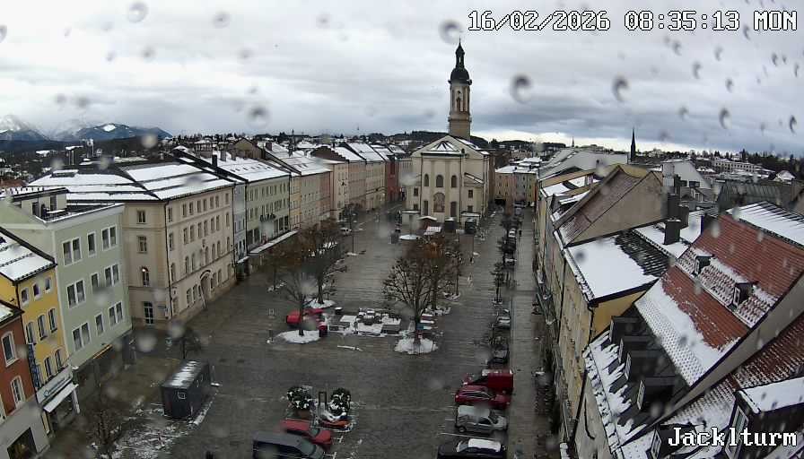 Archiv Foto Webcam Stadtplatz Traunstein