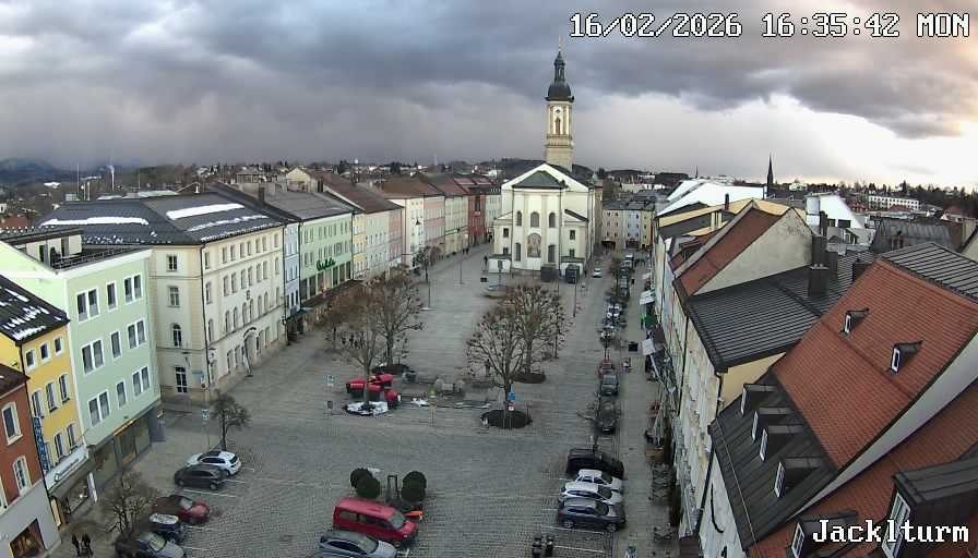 Archiv Foto Webcam Stadtplatz Traunstein