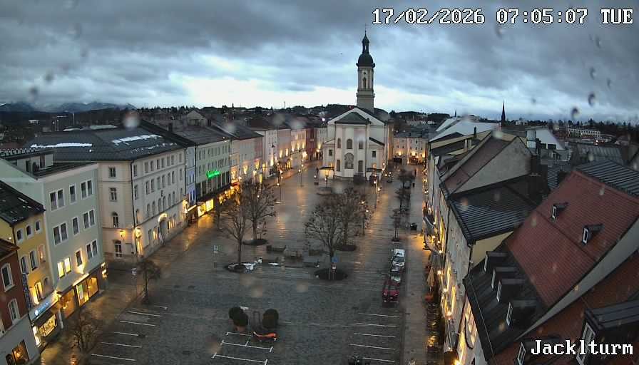 Archiv Foto Webcam Stadtplatz Traunstein