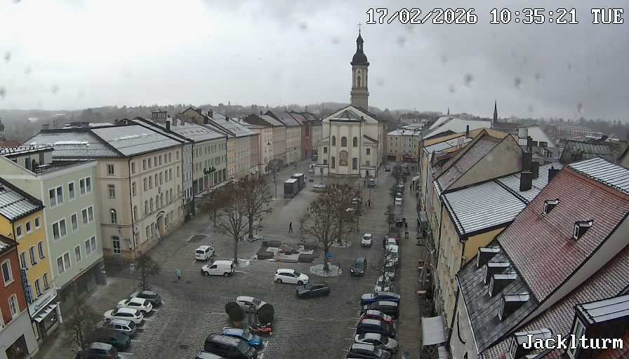 Archiv Foto Webcam Stadtplatz Traunstein