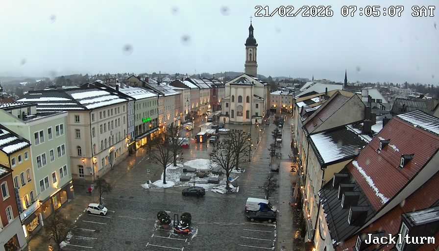 Archiv Foto Webcam Stadtplatz Traunstein