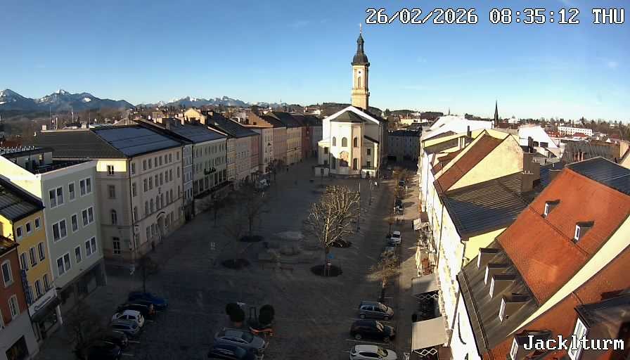 Archiv Foto Webcam Stadtplatz Traunstein