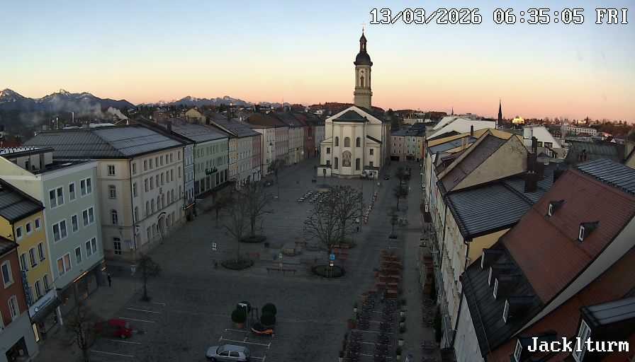 Archiv Foto Webcam Stadtplatz Traunstein