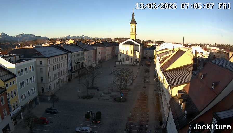 Archiv Foto Webcam Stadtplatz Traunstein
