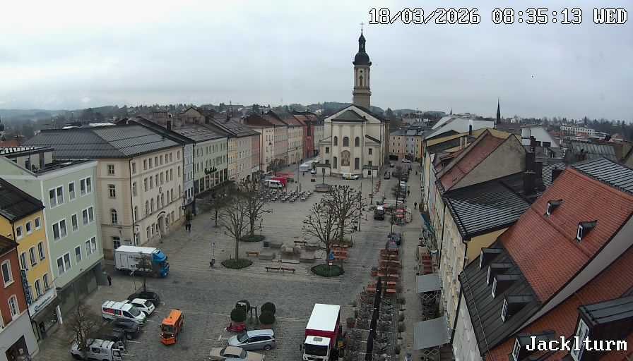 Archiv Foto Webcam Stadtplatz Traunstein
