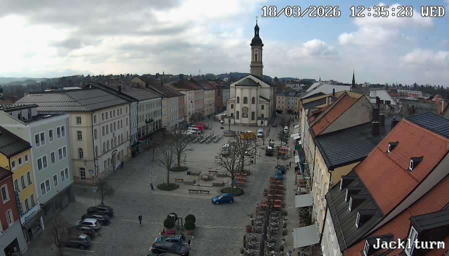 Archiv Foto Webcam Stadtplatz Traunstein