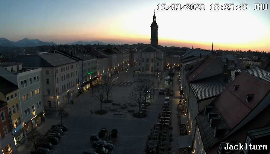 Archiv Foto Webcam Stadtplatz Traunstein