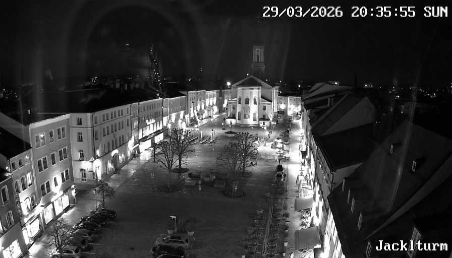 Archived image Webcam Traunstein: Town Square