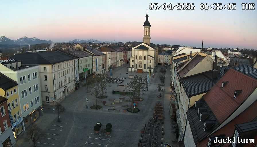 Archiv Foto Webcam Stadtplatz Traunstein
