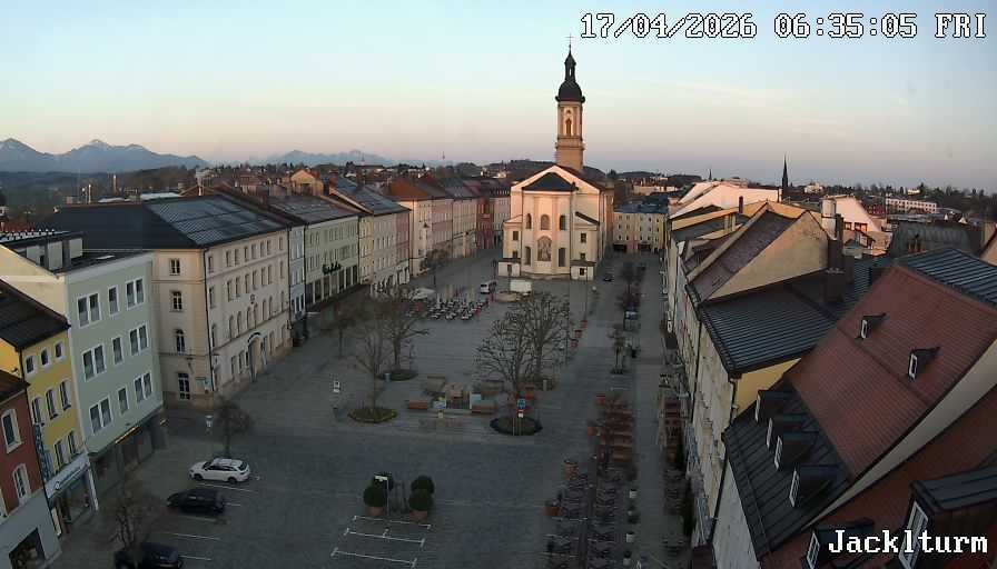 Archiv Foto Webcam Stadtplatz Traunstein