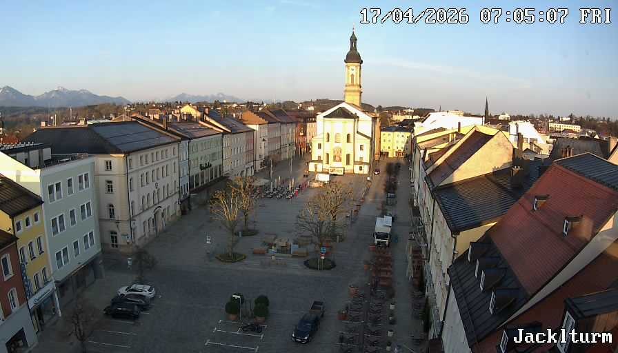 Archiv Foto Webcam Stadtplatz Traunstein