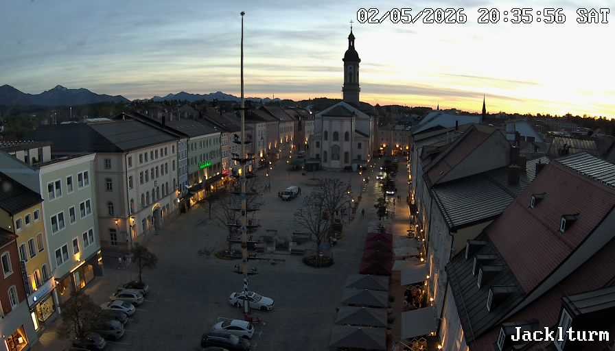 Archiv Foto Webcam Stadtplatz Traunstein
