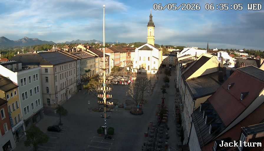 Archiv Foto Webcam Stadtplatz Traunstein