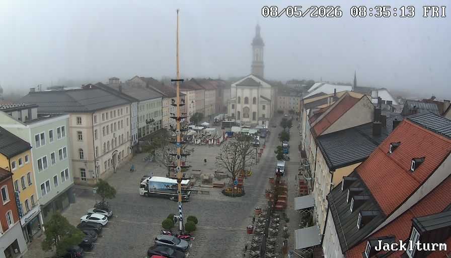 Archiv Foto Webcam Stadtplatz Traunstein