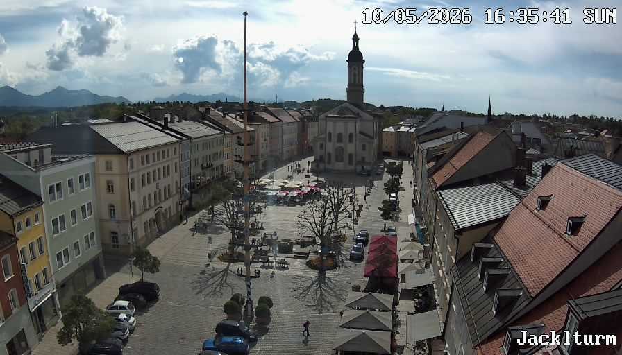 Archiv Foto Webcam Stadtplatz Traunstein