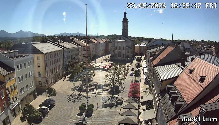 Archiv Foto Webcam Stadtplatz Traunstein