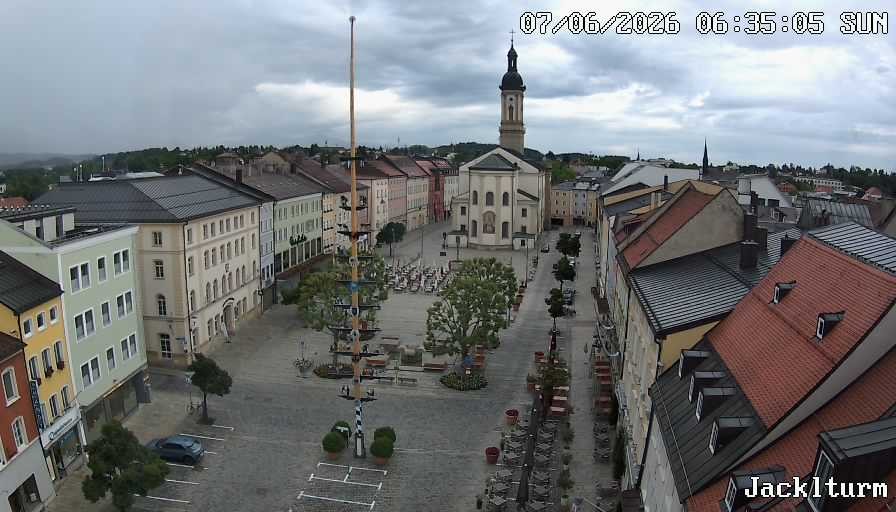 Archiv Foto Webcam Stadtplatz Traunstein