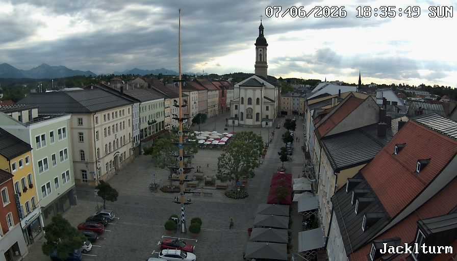 Archiv Foto Webcam Stadtplatz Traunstein