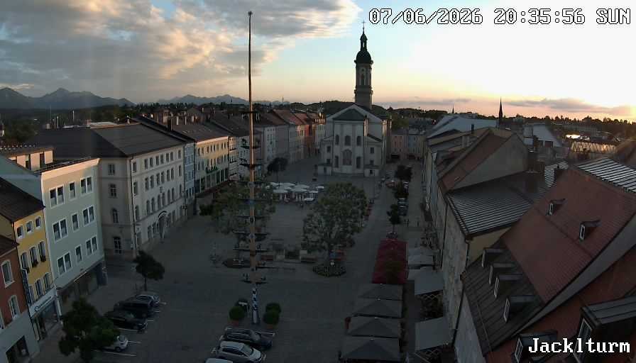 Archiv Foto Webcam Stadtplatz Traunstein