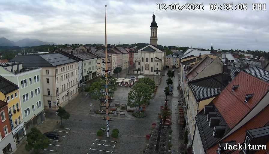 Archiv Foto Webcam Stadtplatz Traunstein