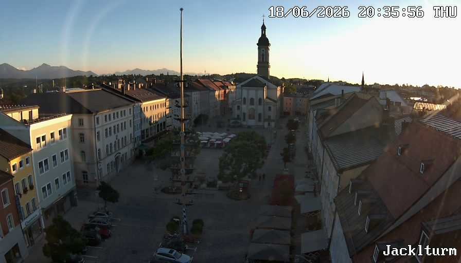Archiv Foto Webcam Stadtplatz Traunstein