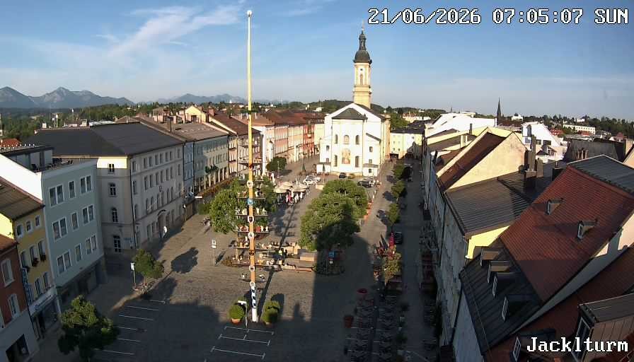 Archiv Foto Webcam Stadtplatz Traunstein