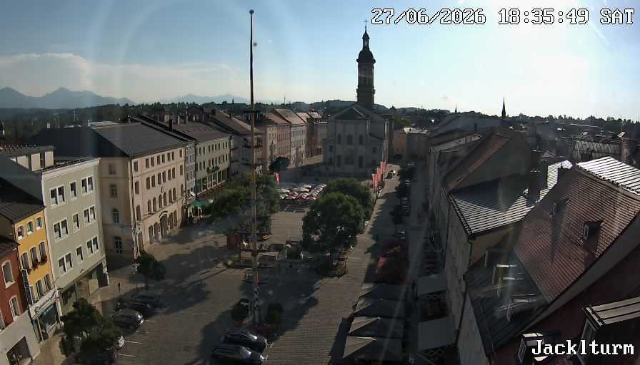 Archiv Foto Webcam Stadtplatz Traunstein