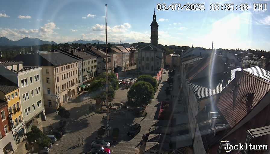 Archiv Foto Webcam Stadtplatz Traunstein