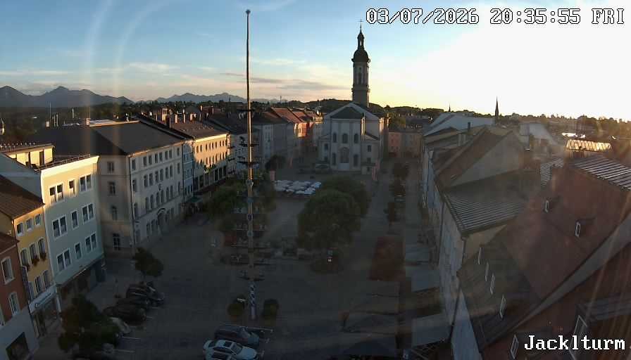Archiv Foto Webcam Stadtplatz Traunstein