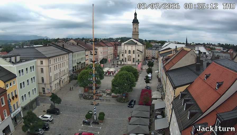 Archiv Foto Webcam Stadtplatz Traunstein